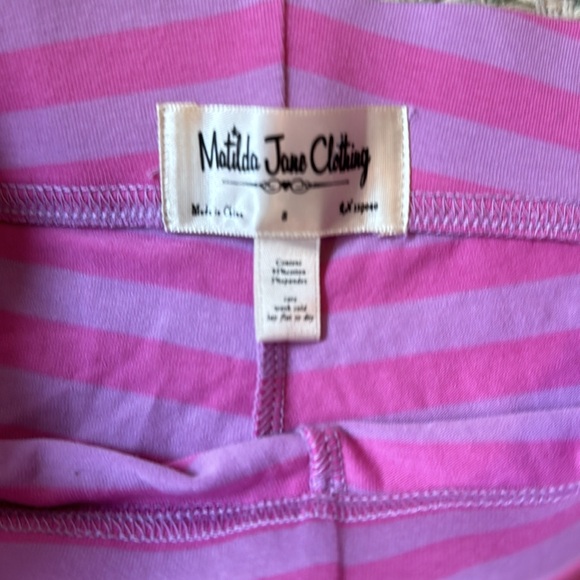 Matilda Jane pink and purple ruffle pants Girls size 8 - Picture 3 of 4